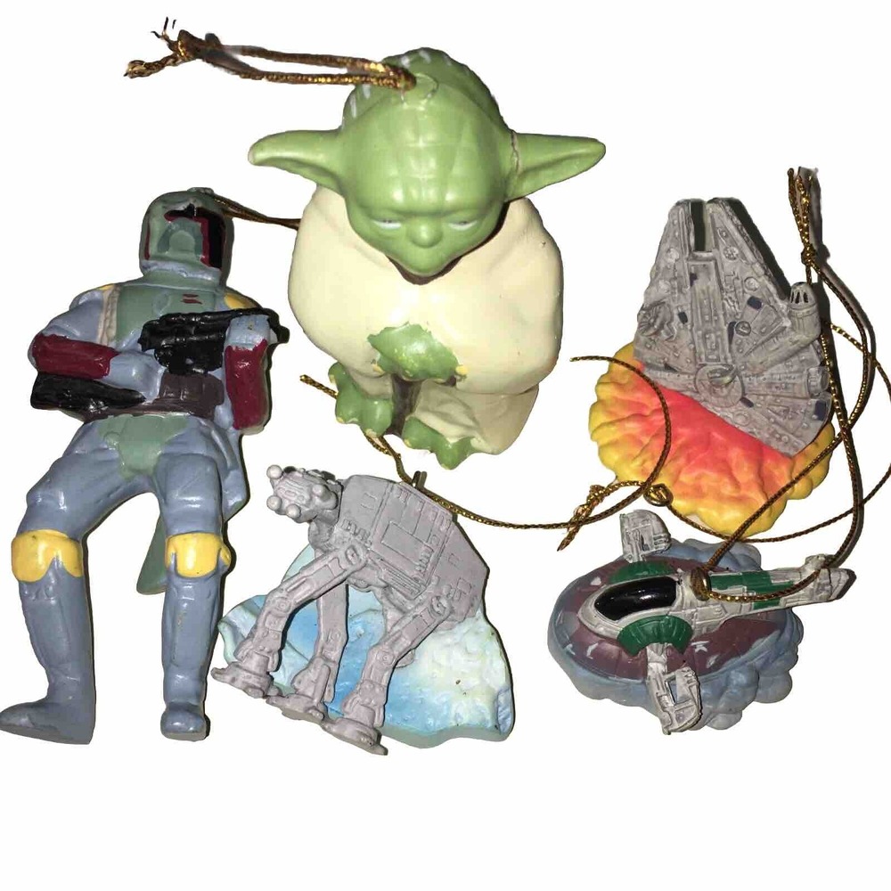 Star Wars Ornaments 2005 &2006 Read Description 5 Pieces